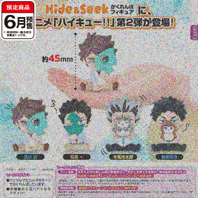 排球少年捉迷藏2扭蛋 TOMY多美及川彻岩泉一木兔赤苇 6月预定定金