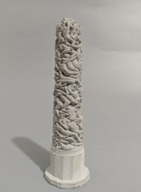 维格兰巨石水泥柱家居装饰艺术摆件鱼缸造景沉水装饰品爬宠造景