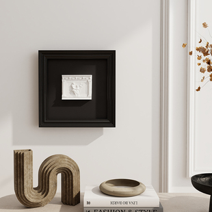 《信念与希望》石膏浮雕桌面装饰扩香北欧风艺术橱窗陈列拍照道