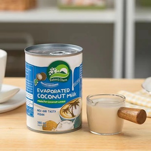 Charm椰子淡奶360ml素食生酮Evaporated coconut Nature milk