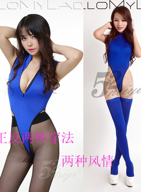 清仓 10元   高跨前后两穿 艳丽高弹氨纶连体衣连身衣  车展女郎