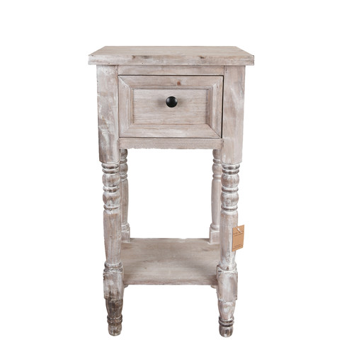 爱上花园杂货花园庭院阳台家居实木桌子复古做旧实木抽屉花凳边几