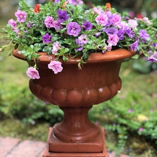 酒杯 奖杯 爱上花园 罗马 粗制红陶 花盆 盆器 陶盆 陶缸透气乡村
