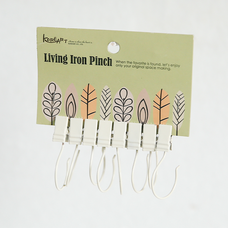 爱上花园日系复古杂货可爱衣夹子挂钩铁夹家用装饰挂钩夹子