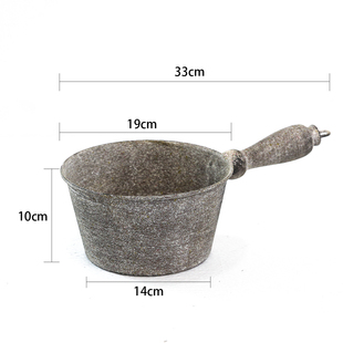 爱上花园杂货庭院阳台杂货场景铁艺做旧水舀子花盆