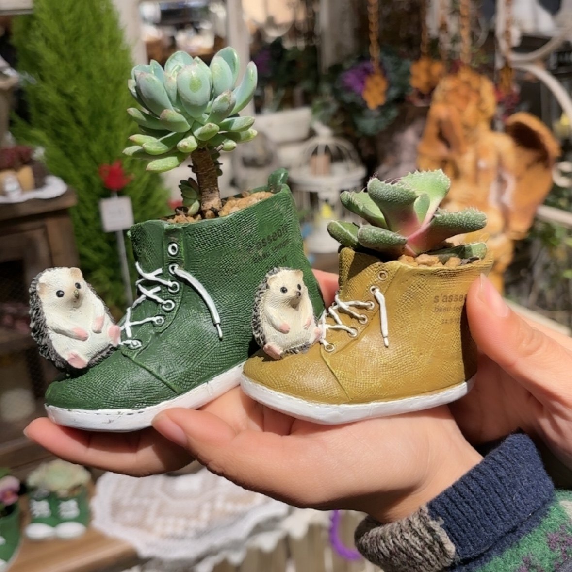 爱上花园庭院装饰杂货花园摆件卡通氧化镁树脂靴子恐龙鞋88,鲜花速递/花卉仿真/绿植园艺,其它园艺用品,淘宝优惠券,粉丝福利购,淘宝优惠卷