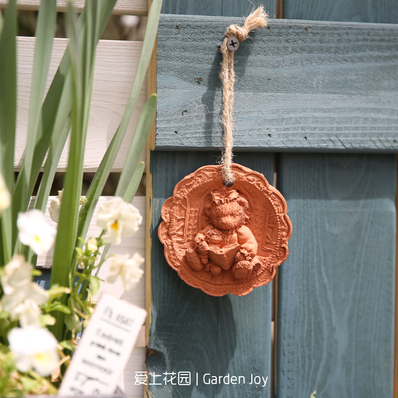 爱上花园红陶浮雕挂件红陶装饰牌红陶挂牌一口价