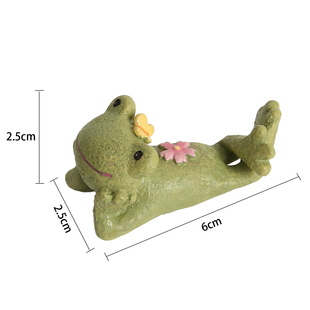 爱上花园ZAKKA树脂园艺家居卡通青蛙摆件装饰桌面摆件青蛙冰箱贴