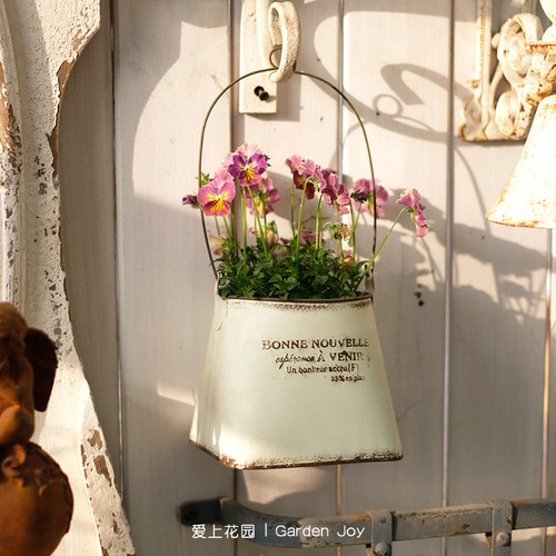 庭院花园装饰铁皮花盆