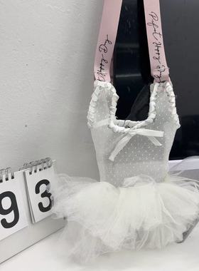 芭蕾风挂脖手机包2026新款小众设计单肩斜挎包可爱少女心手提包潮