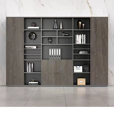 香尔特文件柜办公室落地柜档案柜子简约现代办公室老板桌配套书柜