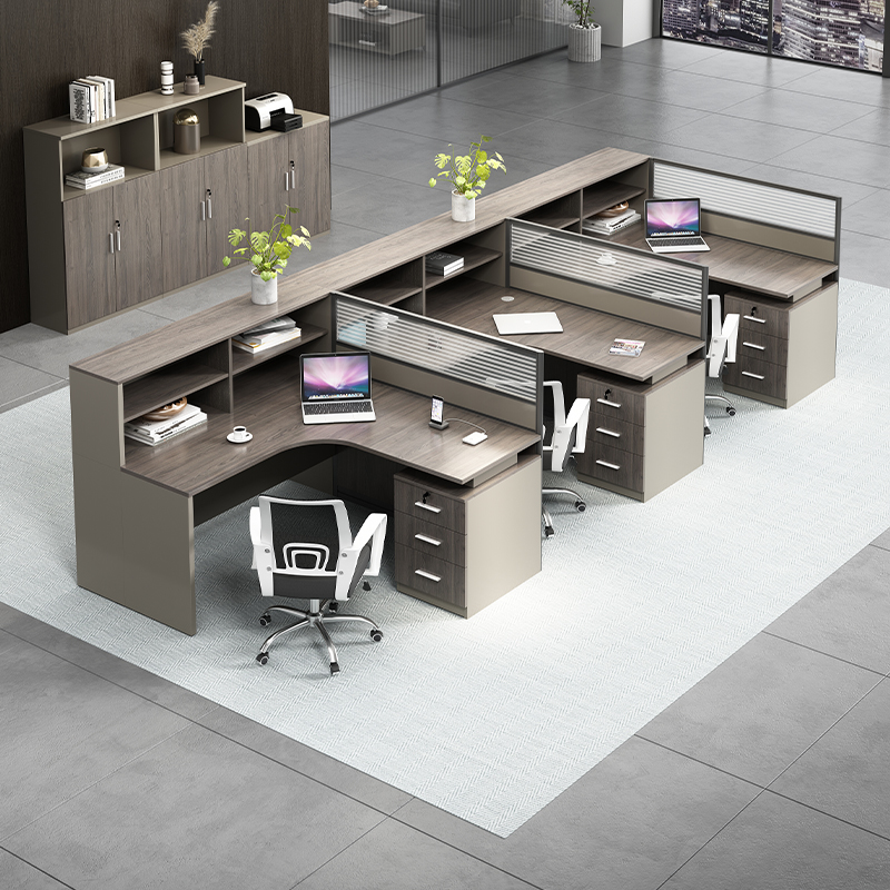 职员办公桌椅组合简约现代