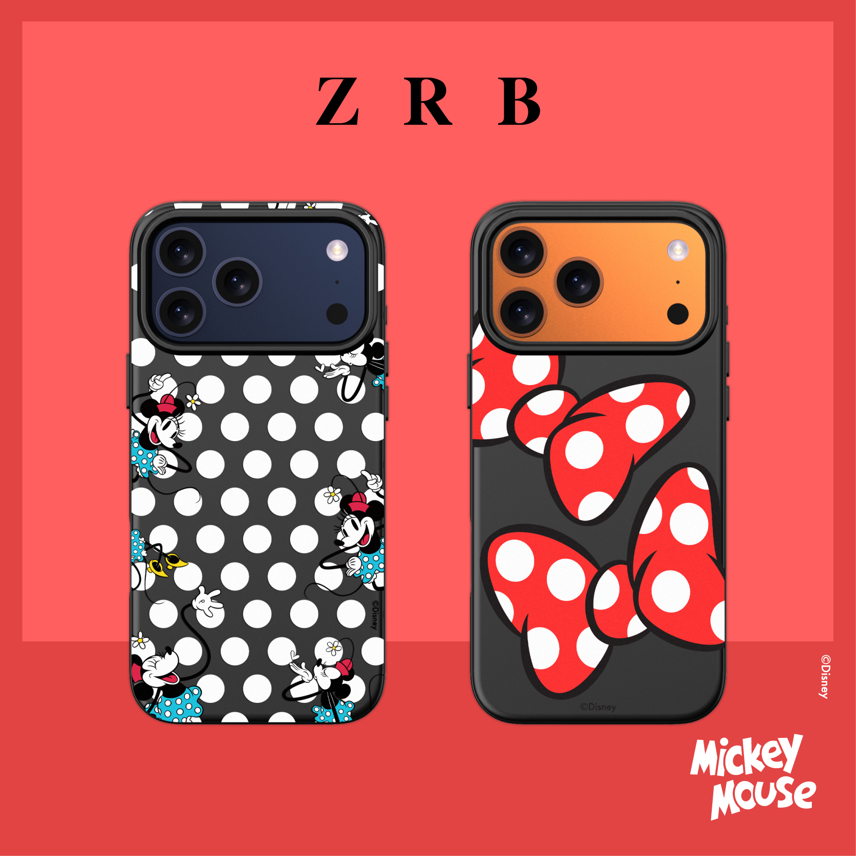 迪士尼米妮联名苹果磁吸磨砂壳