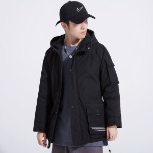 2020工装棉衣男士外套贴标多口袋 棉服连帽棉袄 MY53-P80 控108图片