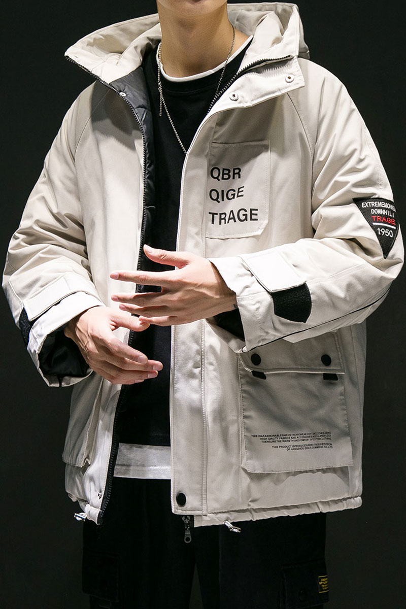 日系工装棉衣男宽松棉服冬季棉袄男大码外套MY52-P100,男装棉衣,星座207