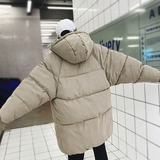 中长款面包服男手拍棉，棉衣男棉服男外套桃皮绒面料207-MY31-P70，男装棉衣，星座207