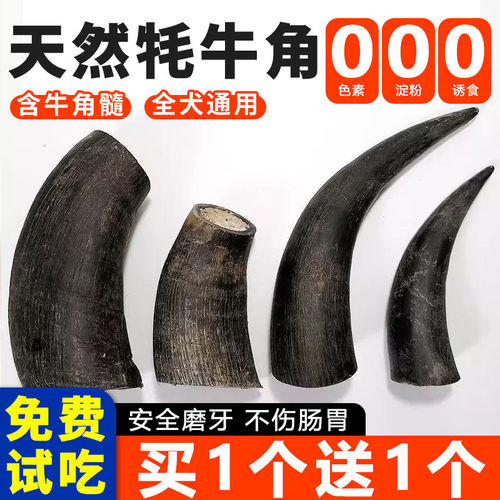 狗狗磨牙棒风干牦牛角小