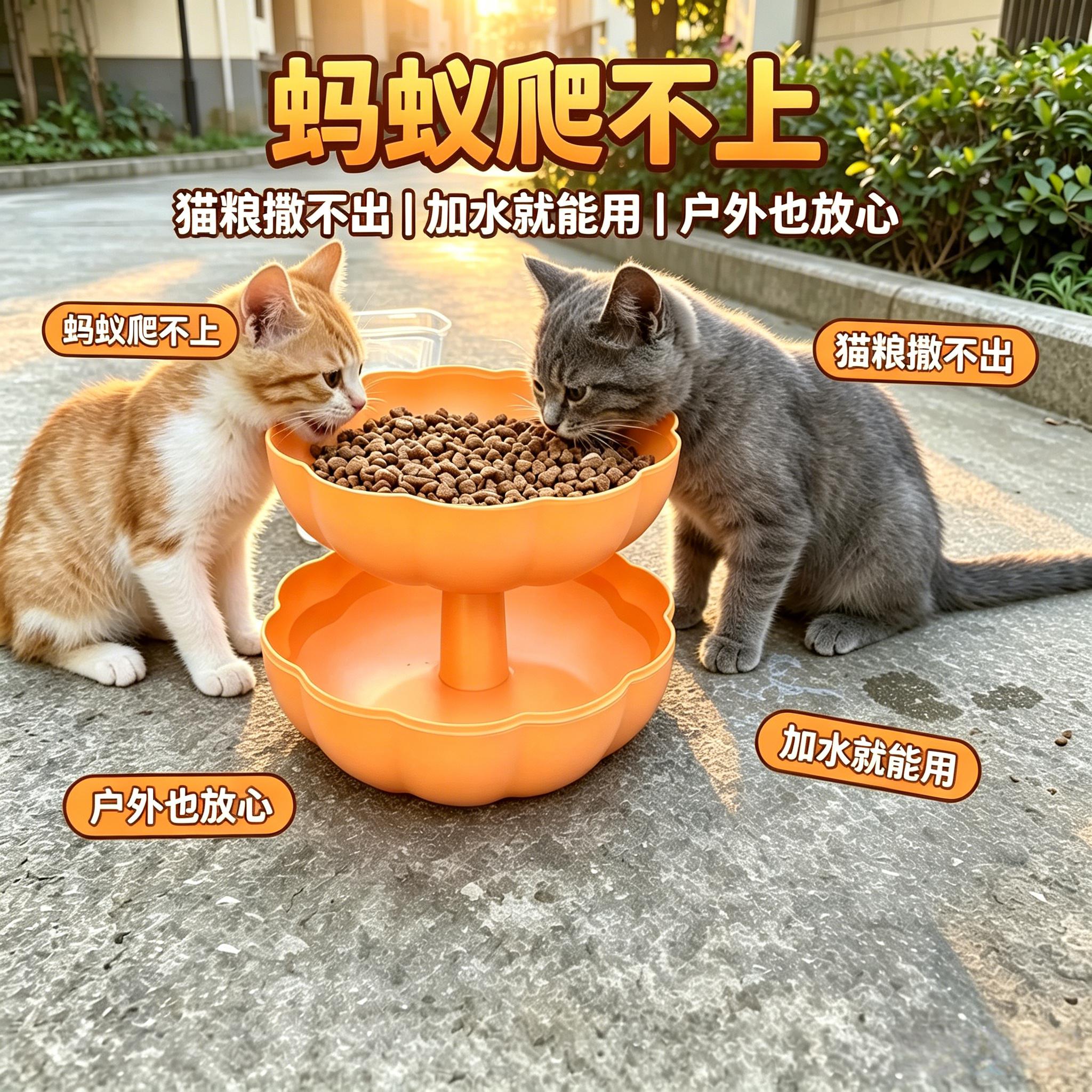 「宠生活」流浪猫喂食碗图片
