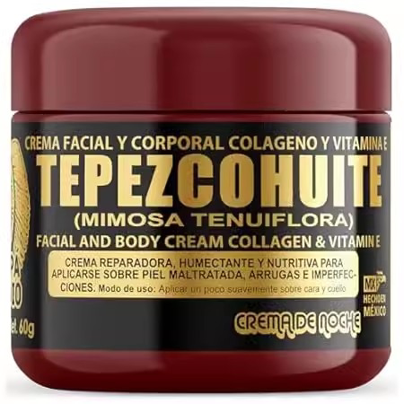 PAPA INDIO Tepezcohuite Night Skincare Cream Facial Colla