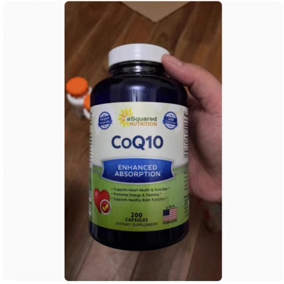 现货aSquared Nutrition CoQ10 400mg Max Strength 200颗