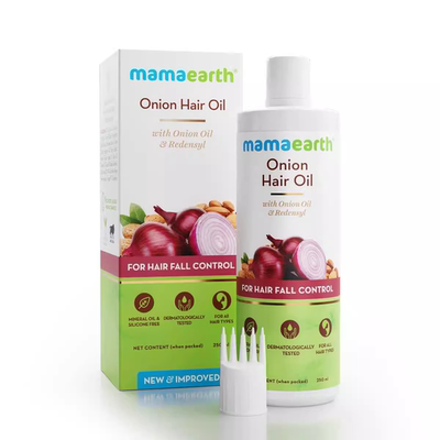 美国Mamaearth Onion Oil for Hair Growth & Hair Fall Control