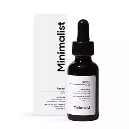 Minimalist 0.3% Retinol Serum For Face For Anti Aging， 30