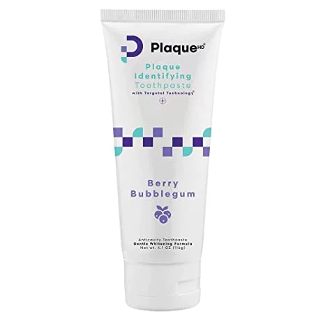美国代购Plaque HD Plaque Identifying Toothpaste Berry Bubble