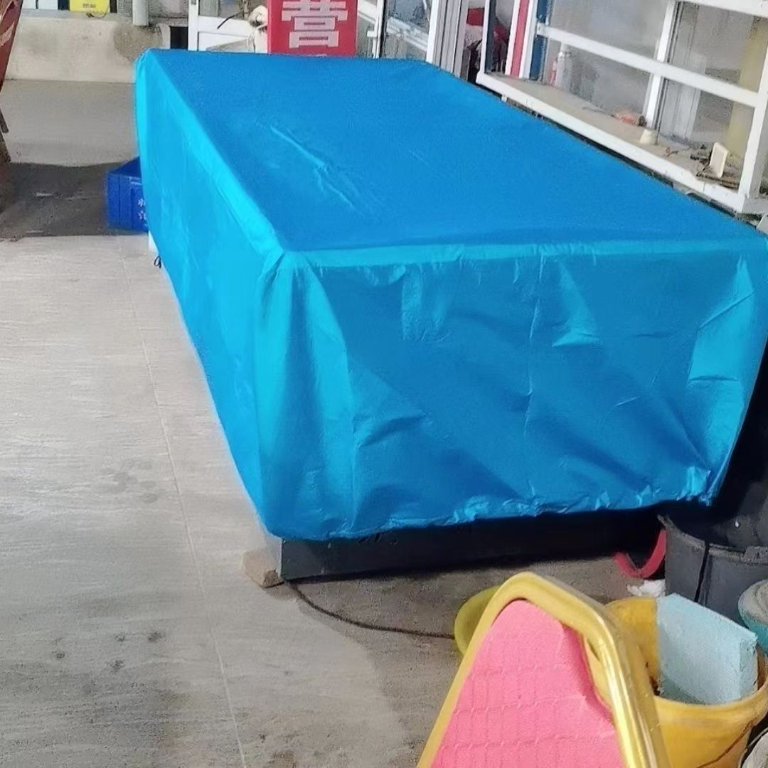 定制高端防雨防晒户外桌椅冰箱冷藏柜小吃车烧烤架防雨防晒全罩图片
