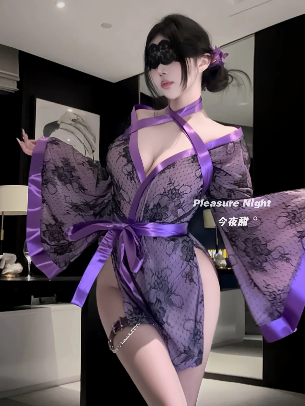 恶女花魁*日系性感纯欲蕾丝和服少女睡衣2026新款高级感系带睡袍