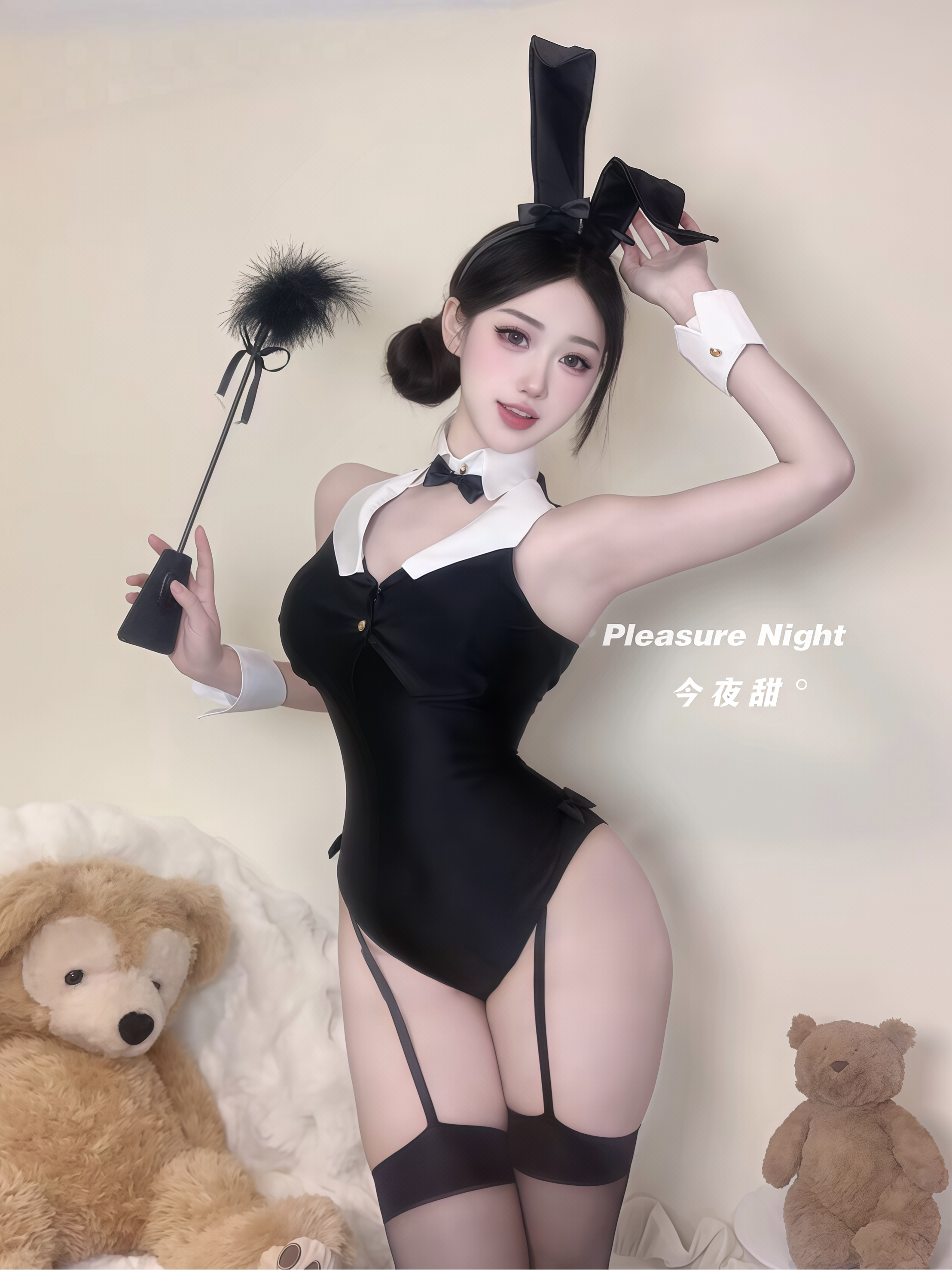 兔子荷官*性感纯欲风兔女郎cosplay角色扮演制服套装qqny内衣女