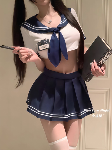 课后心动*性感cosplay日系校园学生海军领学院风水手JK制服套装女