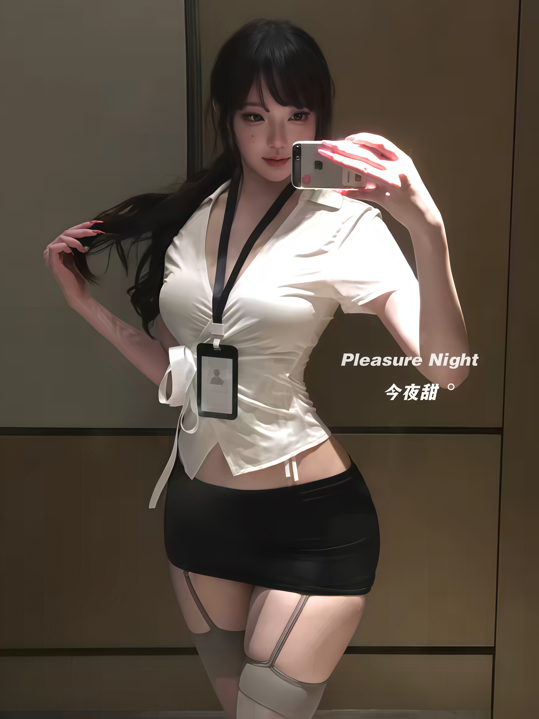 专属助理*性感秘书诱惑制服cos职业装白色衬衫包臀裙情调趣味内衣