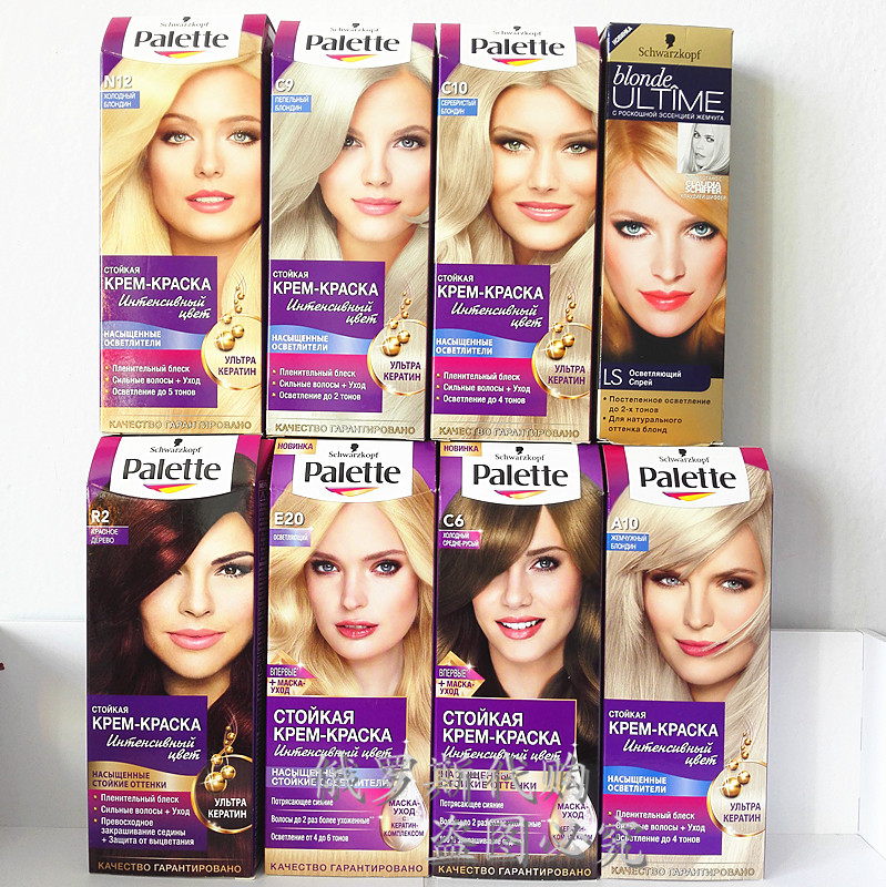 俄罗斯施华蔻染发剂盖白发巧克力