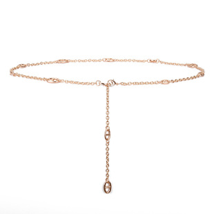 金属猪鼻细腰链小香风腰部装 腰带女百搭 饰链条配裙子金色银色时尚