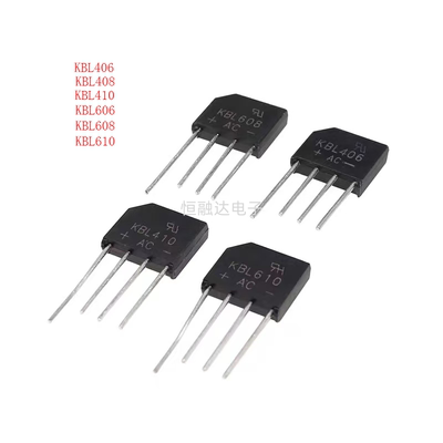 扁桥KBL406 KBL410 KBL608 610 606 KBL408 4A6A 1000V 整流桥堆