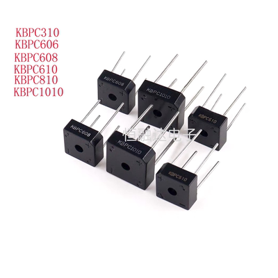 整流桥堆KBPC606/608/8/810/1010/1510/310单相整流器塑封