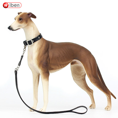 3岁灵缇格力犬户外仿真动物模型