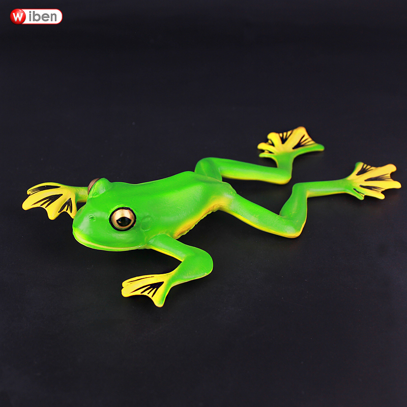 池塘塑料实心树蛙早教玩具动物