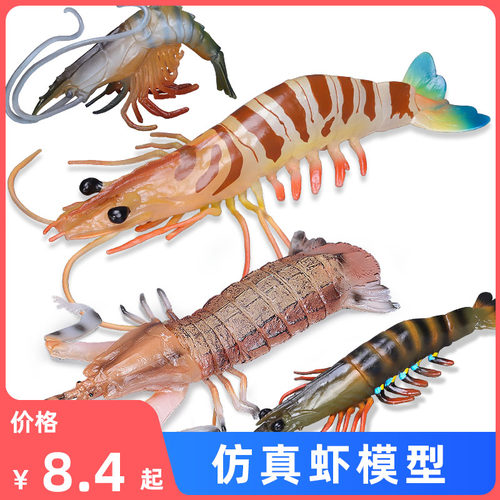 仿真海洋生物虾模型玩具