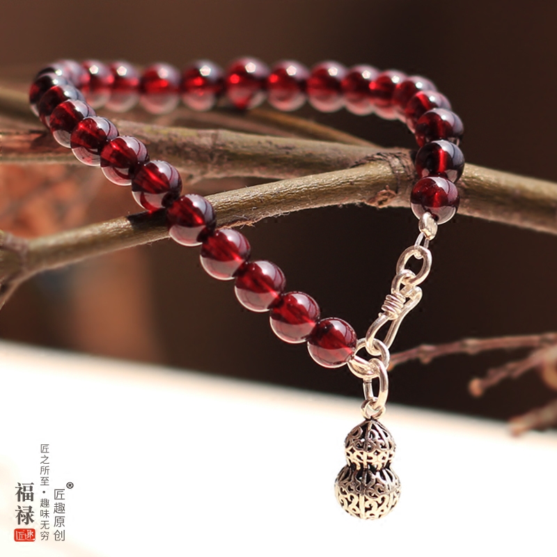 原创民族风天然石榴石