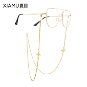 眼镜链女网红挂绳链条链子挂脖简约个性 潮人复古洛丽塔lolita 时尚