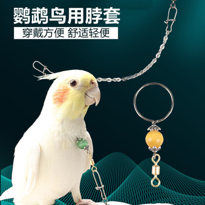 鹦鹉脖套不锈钢材质玄凤牡丹虎皮