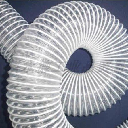 pvc风管 吸尘管 除尘管道伸缩透明风管塑料 波纹软管