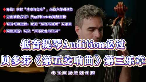 低音提琴第五交响曲全解析