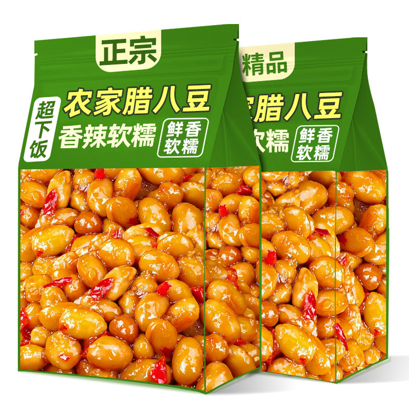 剁椒腊八豆湖南特产香辣豆豉酱