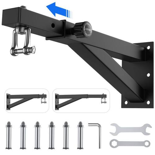 壁挂沙袋衣架，可调重型拳击袋墙支架Punching Bag hanger