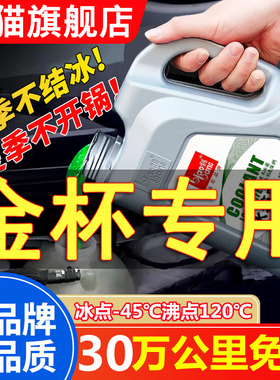 金杯海狮快运T30T32汽车用防冻液发动机冷却液水箱宝红色绿色