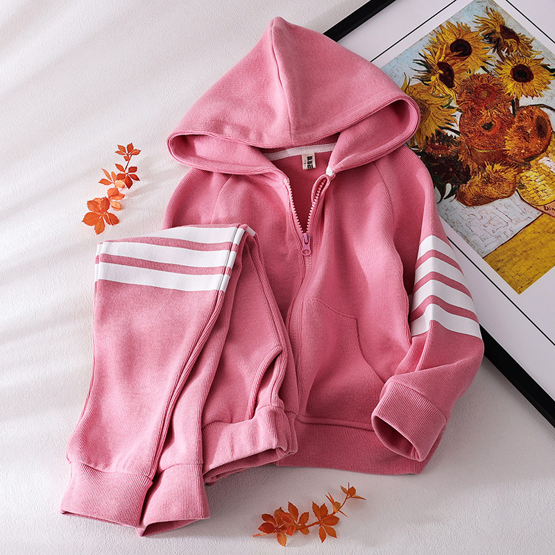 女童套装秋季2025新款儿童连帽拉链衫运动裤两件套中大童洋气童装,童装/婴儿装/亲子装,套装,淘宝优惠券,粉丝福利购,淘宝优惠卷