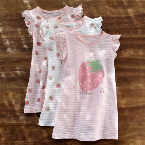 女童睡裙A类纯棉家居服睡衣