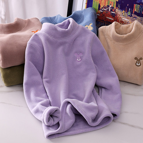 校服神器冬季内搭女童加绒打底衫